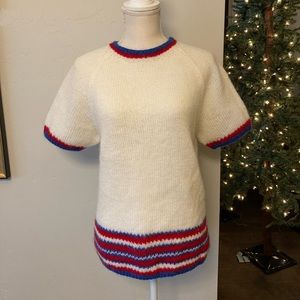 Women’s Hand Knit Short Sleeve Sweater